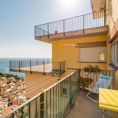 Cinque Terre D'Amare Sea View Big Apartment For Travel Lovers Riomaggiore Exterior photo