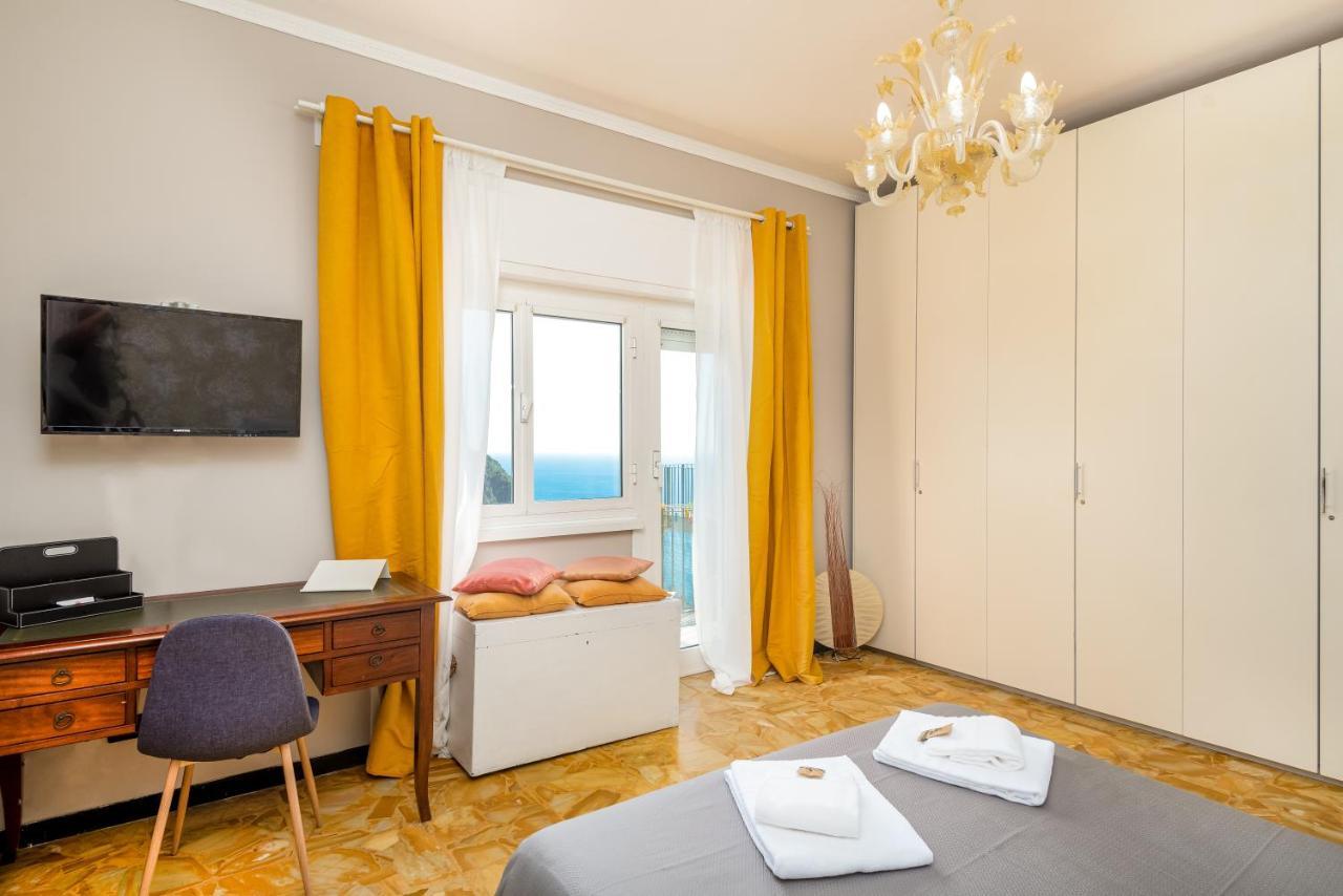 Cinque Terre D'Amare Sea View Big Apartment For Travel Lovers Riomaggiore Exterior photo
